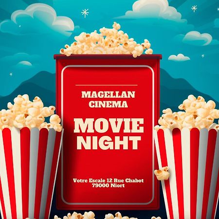 Votre Escale - Magellan Cinema Appartement Niort Buitenkant foto